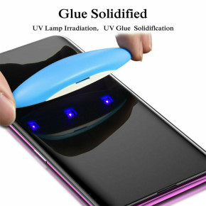 Скрийн протектор от закалено стъкло 3D Full screen с течно UV лепило и лампа в комплекта за Samsung Galaxy Note 20 Ultra N985F / Samsung Galaxy Note 20 Ultra 5G N986B прозрачен